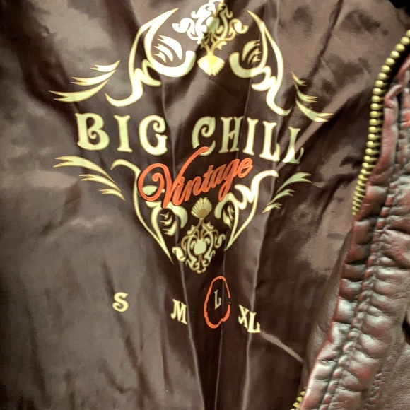 Faux Leather Motercycle Jacket - Picture 4 of 7